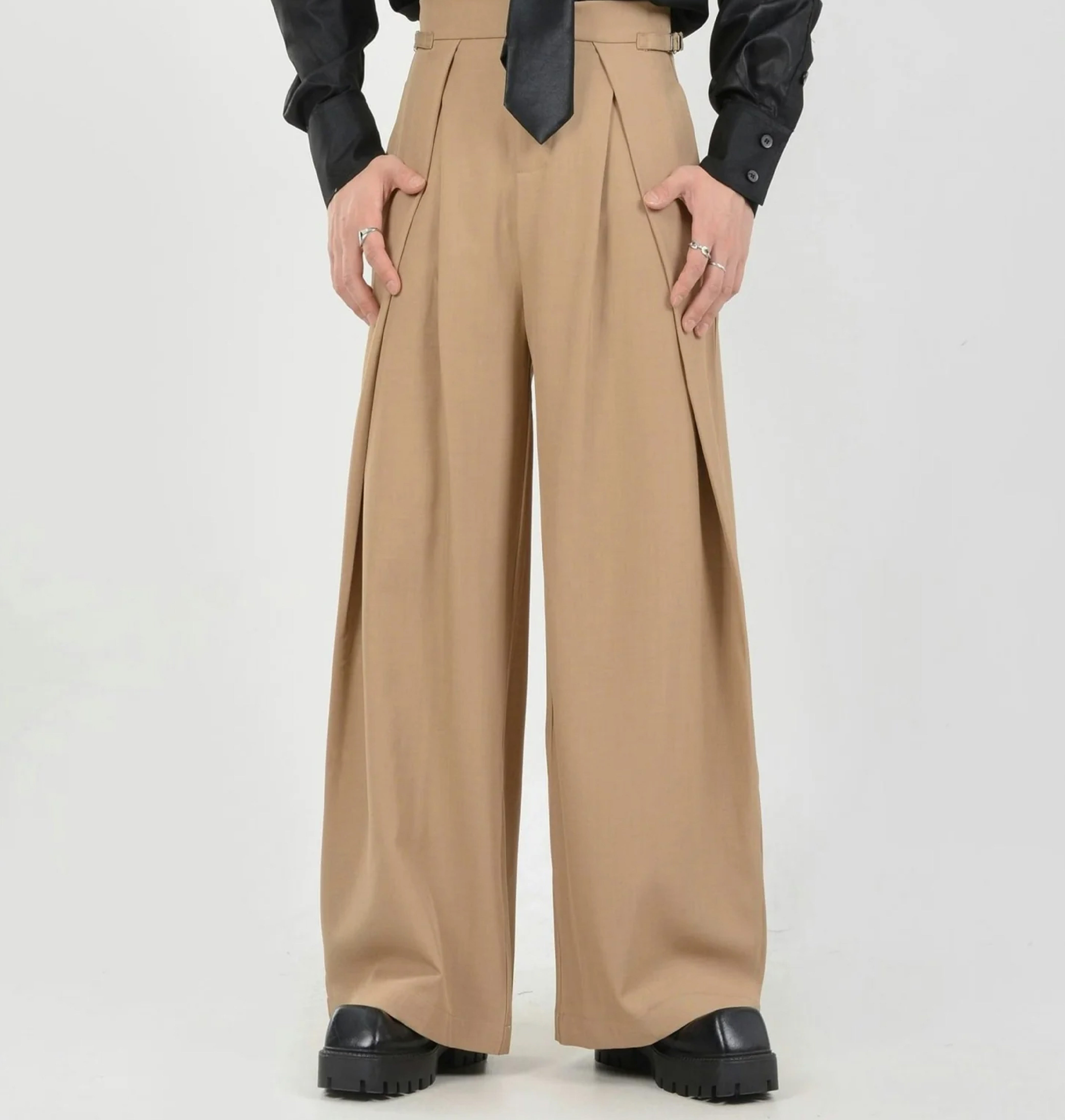 Unisex Wide leg gurkha baggy fit trousers – Parmo Dharma