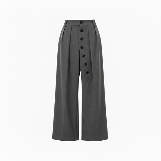 Side Quest Cross-Button Tailored Pants