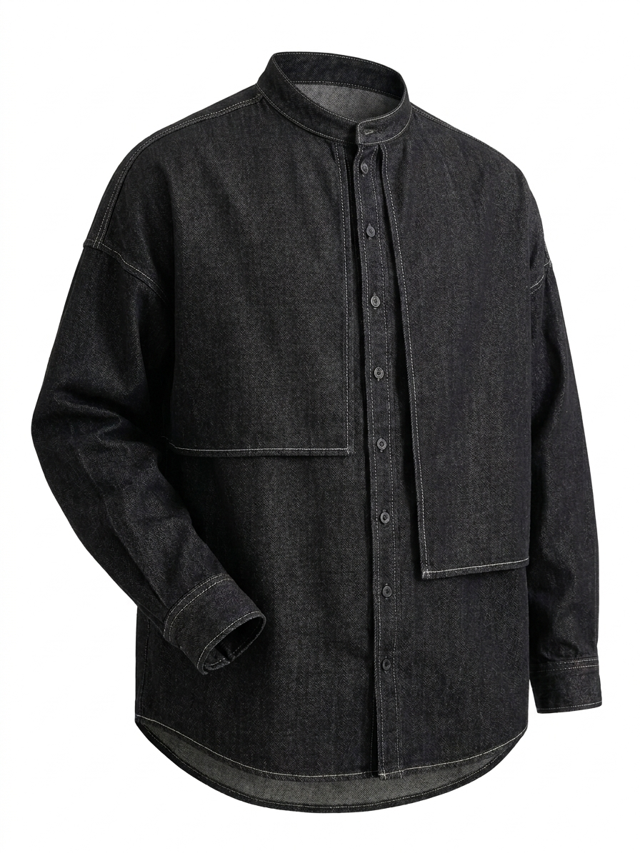 The Black Dirt Denim Shacket.