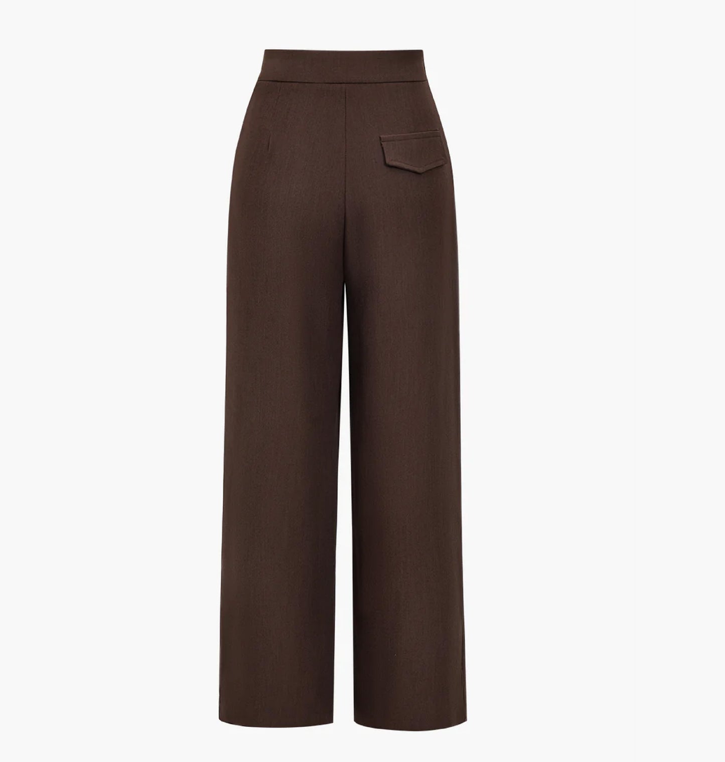 Tailored tied waist unisex trousers.