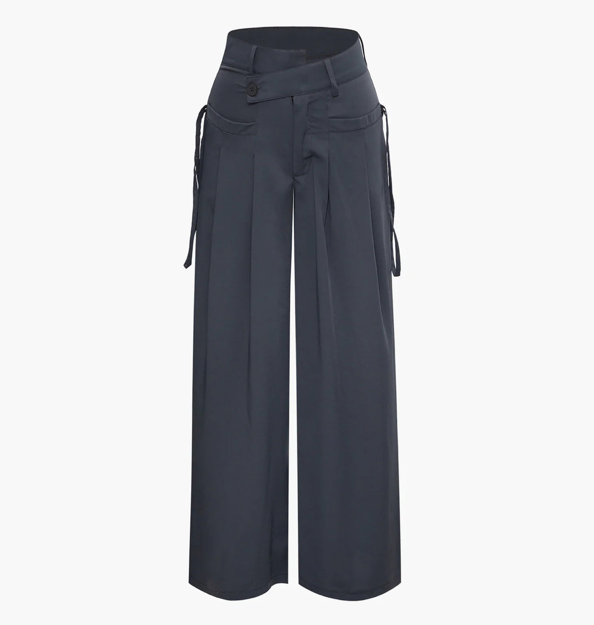 Asymmetrical side string trousers, unisex fit – Parmo Dharma